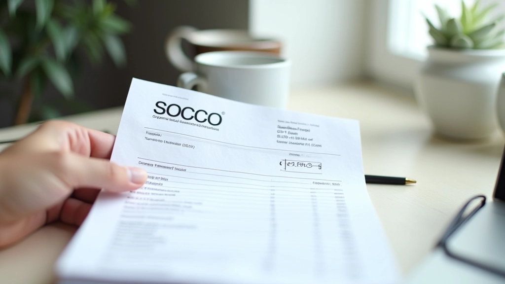 SOCSO insurance document with coverage details and contribution amounts listed